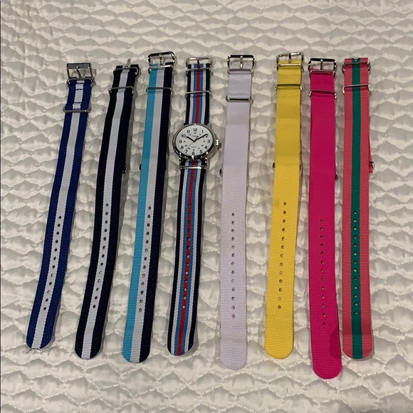 timex weekender straps